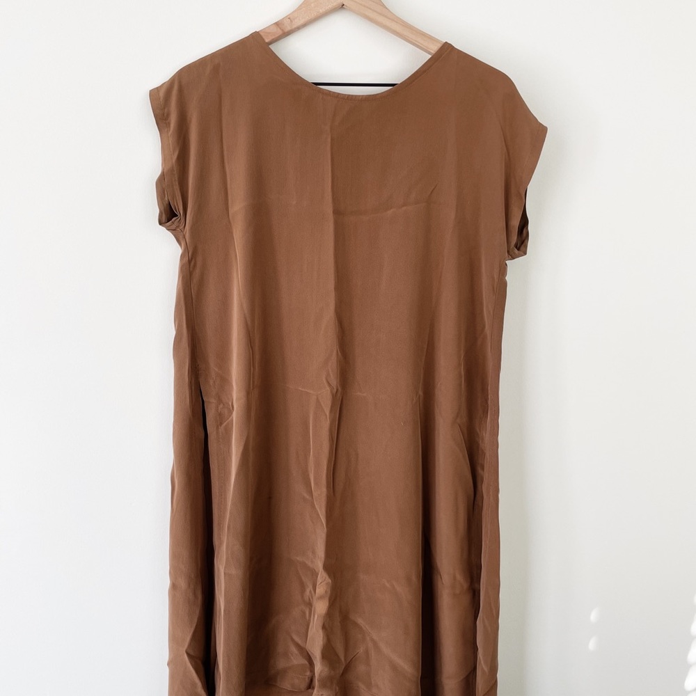 Elizabeth Suzann Top in Moss Silk Crepe
